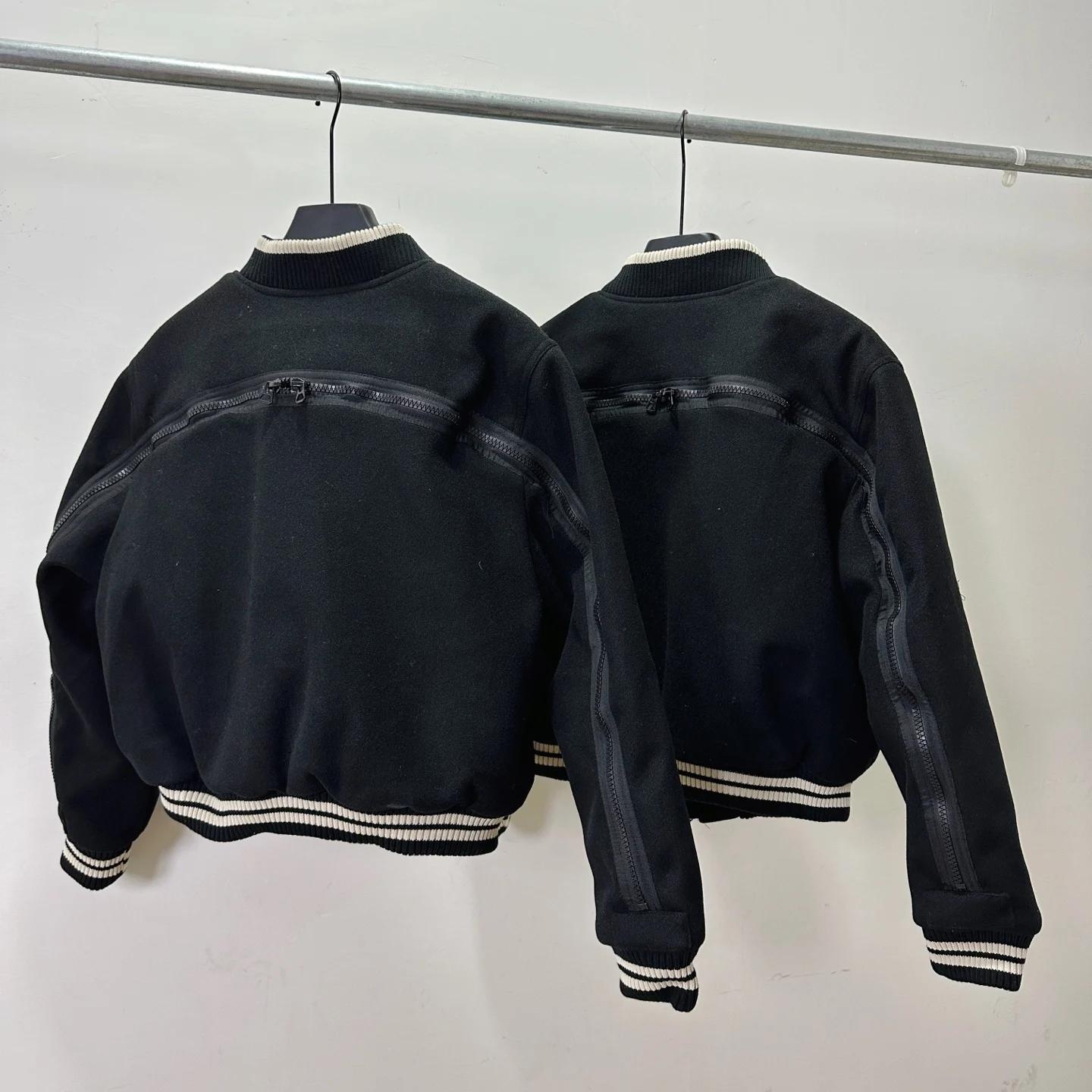 Cardigan en tissu lourd, veste Bigfoot pour hommes et femmes, manteaux noirs de meilleure qualité