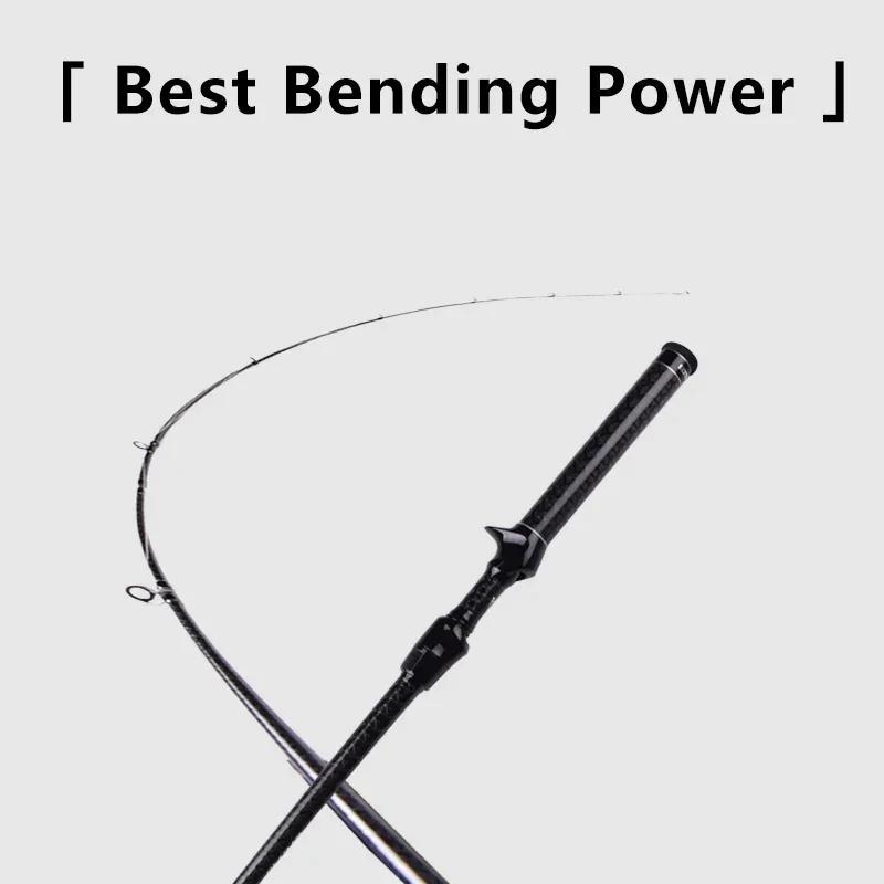Mavllos-Plporcelain 40T Toray Carbon Belasticity, Appât léger Fitness Ajing Fishing, Spinning UL le 