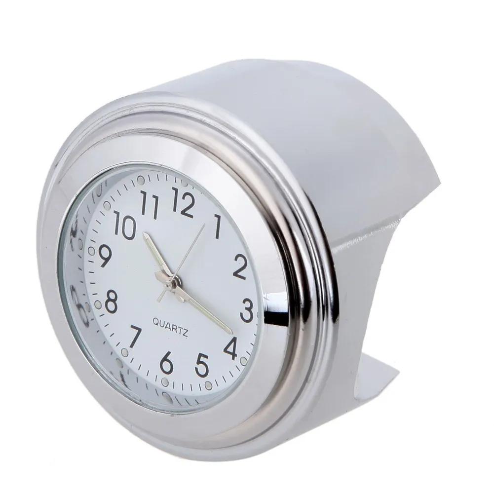 Montre lumineuse pour guidon de moto, horloge à Quartz étanche, légère, à la mode, équipement pour m