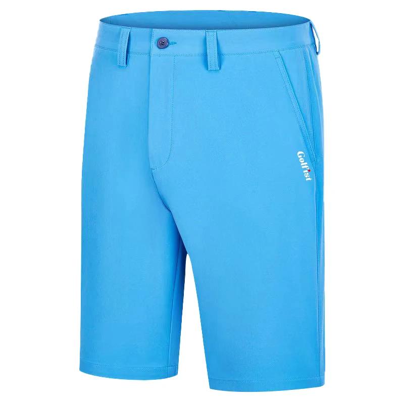 Short de golf homme été confortable respirant - Pantalon décontracté coton vêtement sportif