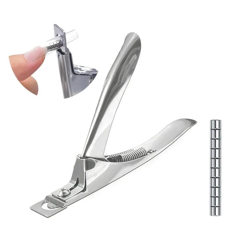 Coupe-ongles en acrylique avec 15 aimants, coupe-ongles longs en Gel acrylique, pointes réglables en