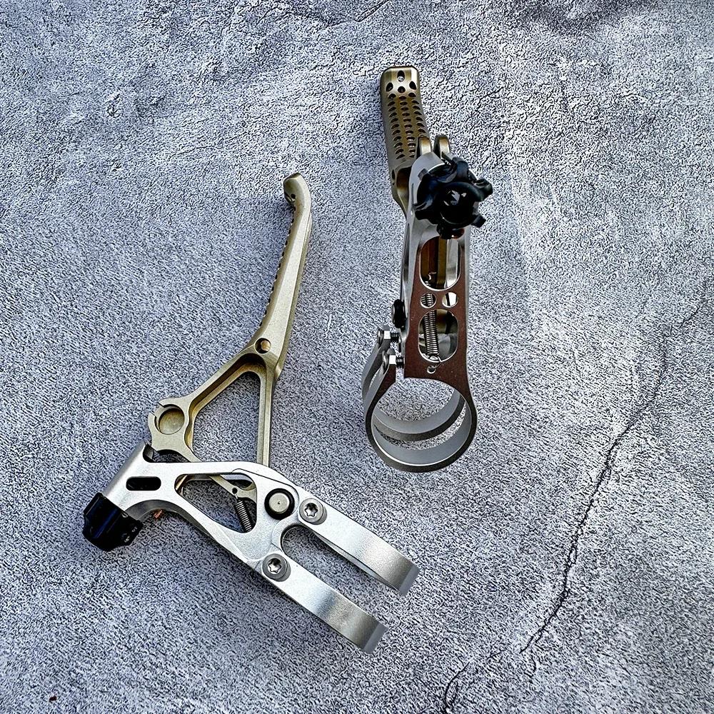 V-Brake UltraLevers 3 pour guidon de vélo, levier de frein ultraléger, Bromsilice, VTT, pliable, BMX