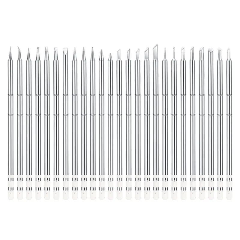 T12 pointes de fer à souder électrique en cuivre T12-K B2 BC1 ILS BCF2 D16 KF pour Hakko fx951 brico