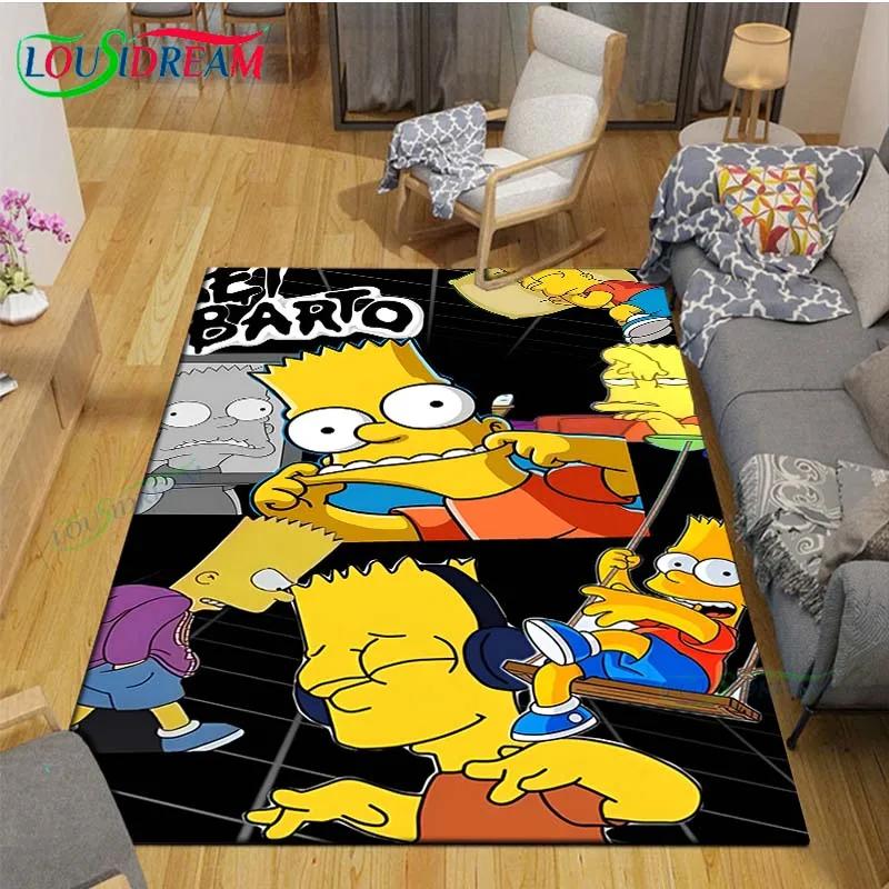 Tapis imprimé de rôle TV de dessin animé, antidérapant, pour l'extérieur, décoration de chambre à co
