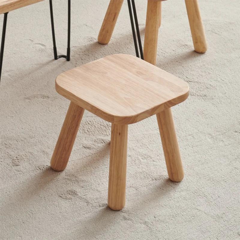 Tabouret Proxy de Alicante en Bois Massif, Petit Tabouret de Document de Brochure pour le Salon, l'E