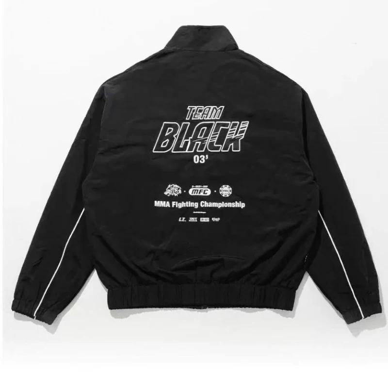 Nouvelle veste coupe-vent unisexe à imprimé style neutre pour le sport et les loisirs, modèle couple