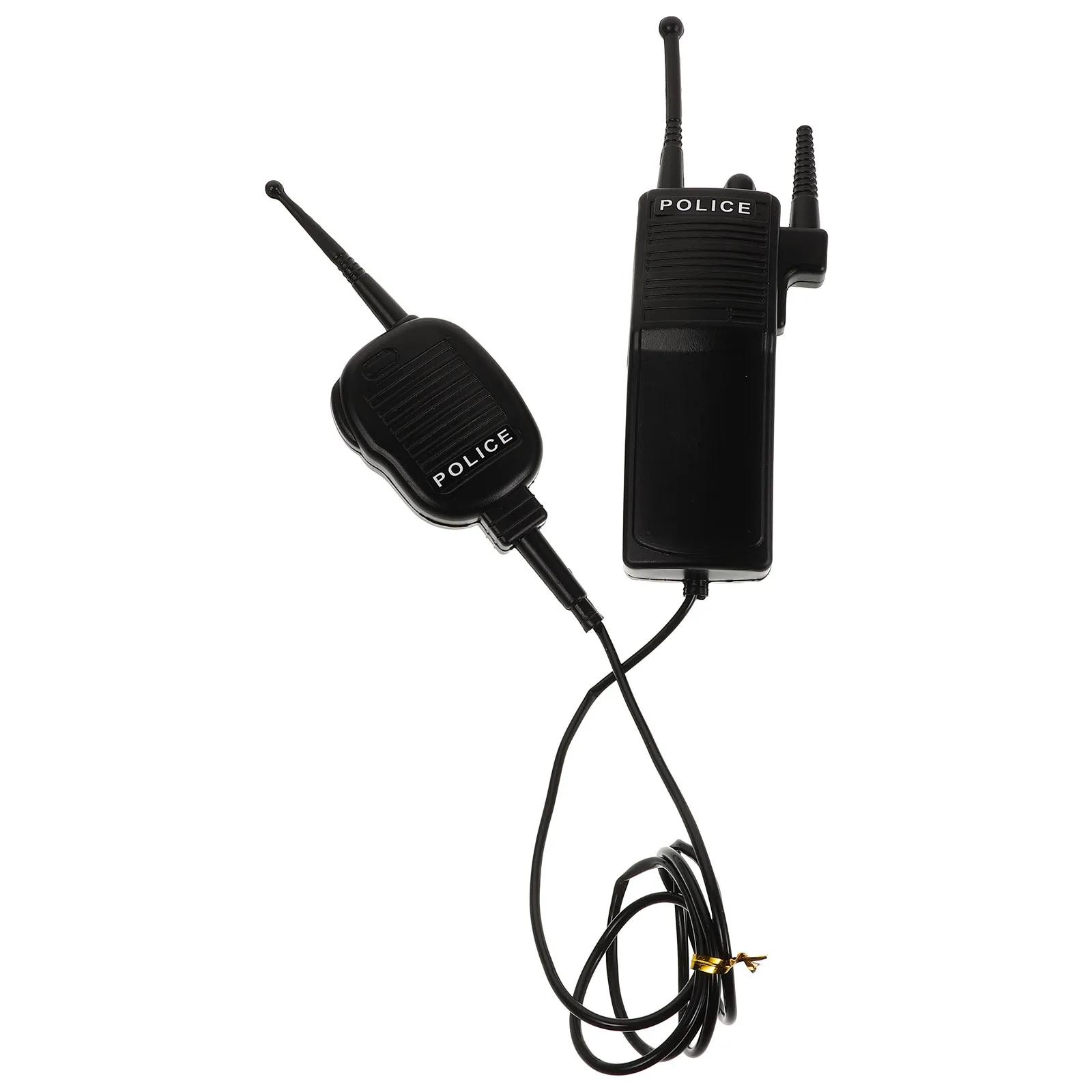 Fausse Radio de Police d'halloween, ensemble de talkie-walkie, accessoire de Cosplay américain, Radi