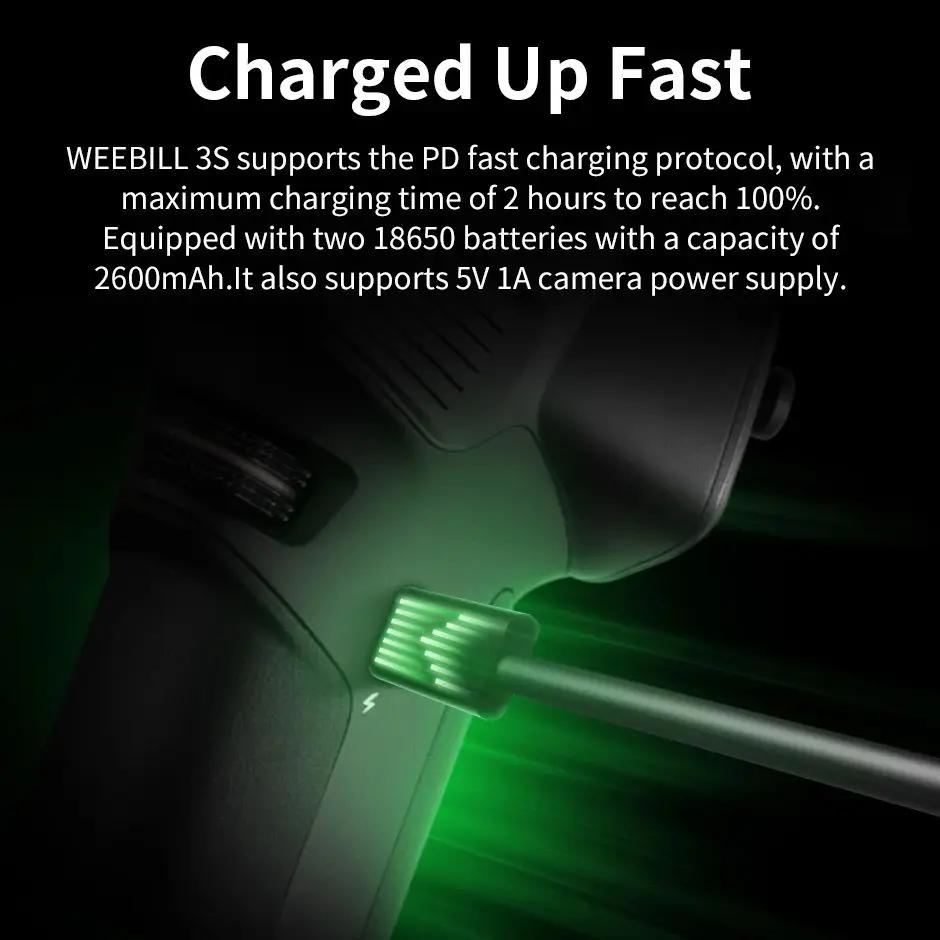 ZHIYUN-Weebill 3S stabilisateur de caméra à cardan 3 axes, pour appareil photo reflex numérique, san