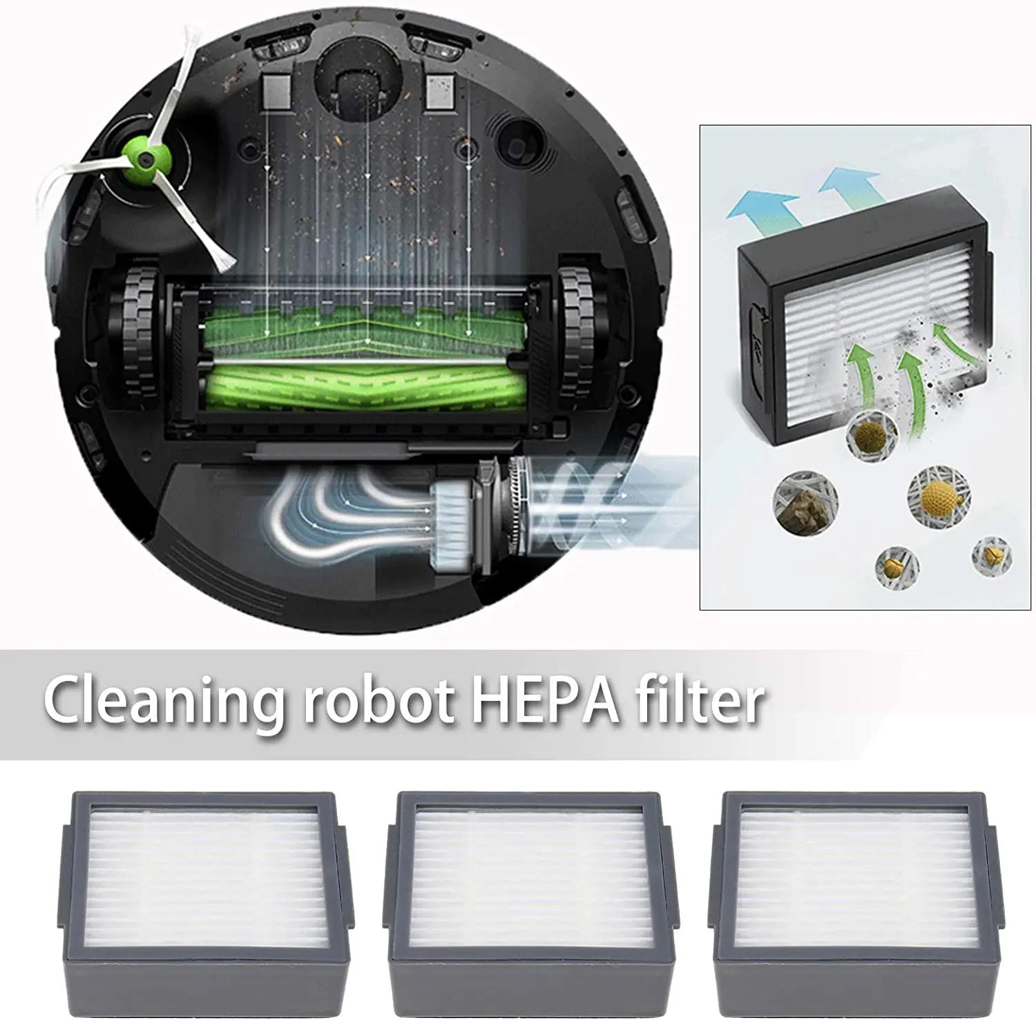 Filtre HEPA pour aspirateurs robots iRobot Roomba evo, i,e,j Series:E5 E6 E7 i1 i3 i4 i5 i6 i7 i8 j7