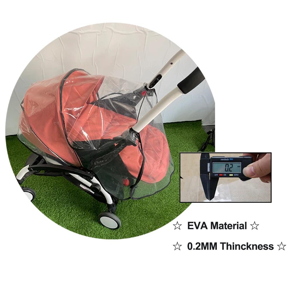 KID COLU ®   Accessoires de poussette pour bébé, housse de pluie, housse EVA étanche, Compatible ave