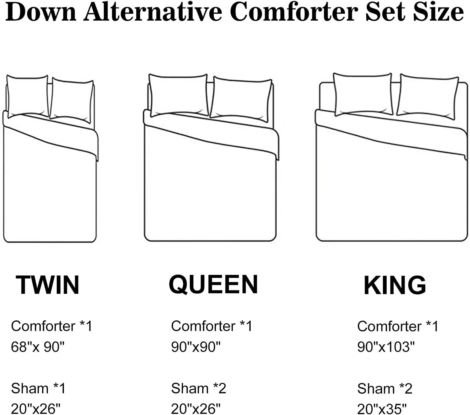 Parure de lit double en polyester gris, géométrique, couette, 2 pièces