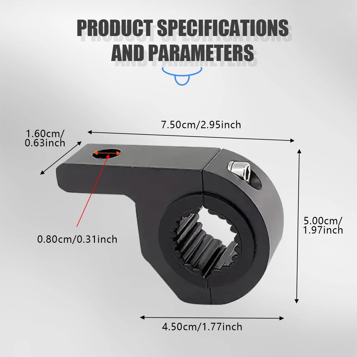 1/2/4pc universel voiture moto phares pinces supports Tube pince Kit pour camion Auto ATV moto Led b
