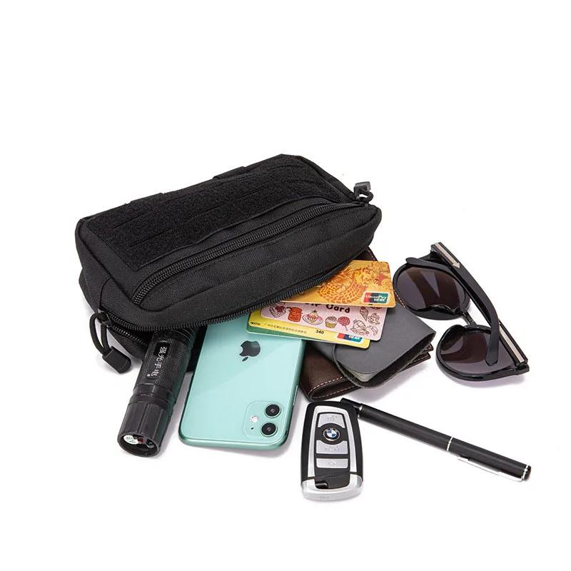 Pochette tactique Molle pour téléphone portable, pochette EDC, sac de taille, pochette pour outils u