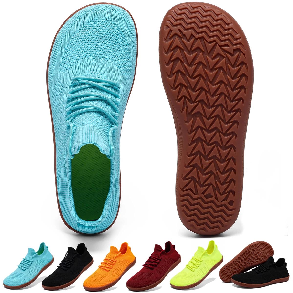 Chaussures pieds nus minimalistes unisexes, légères et respirantes, semelles zéro, chaussures de cou