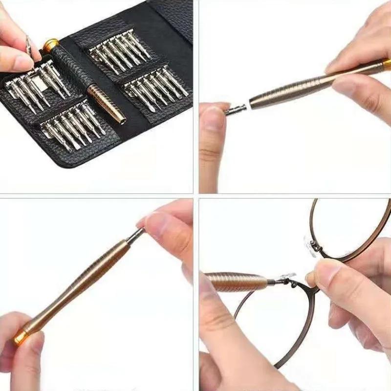 Mini tournevis de précision 25 en 1, jeu magnétique, tournevis Torx électronique, Kit d'outils de ré