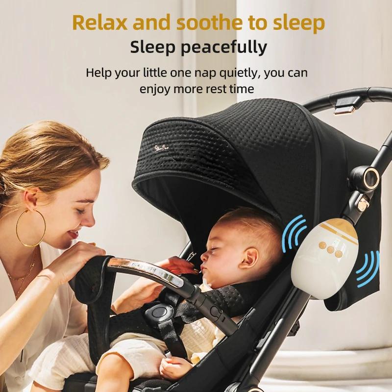 Accessoires à bascule pour poussette de bébé Portable, balançoire automatique pour bébé, sucette de 