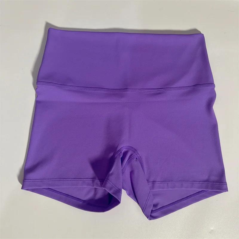 Collants courts et doux pour femmes, couleur unie, Sexy, Fitness, Yoga, Compression, entraînement co