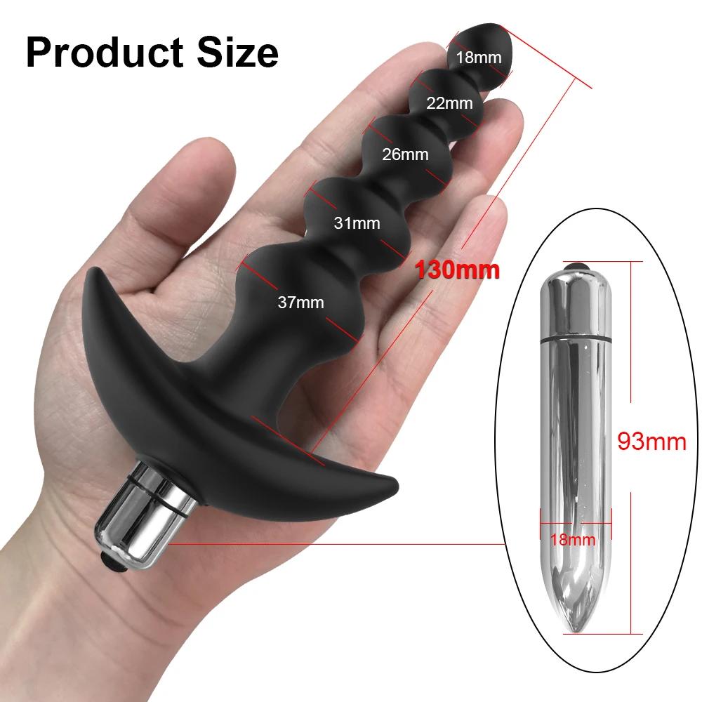 Vibromasseur anal en silicone souple pour hommes et femmes, masseur de prostate, gros plug anal, bon