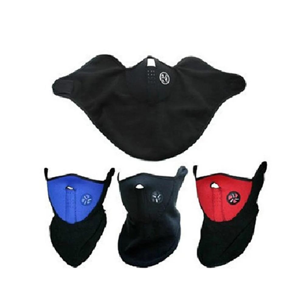 Masque de cyclisme en velours chaud d'hiver, écharpe de sport coupe-vent, couvre-chef, course en ple