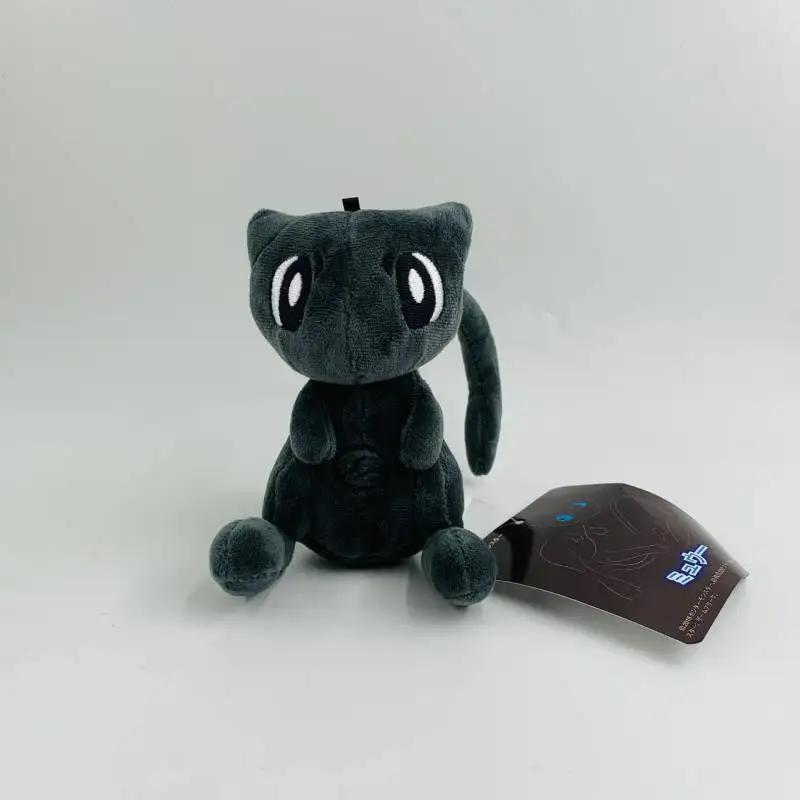 Porte-clés pokémon Mew en peluche noir 13CM, sac Pandent et décorations pour enfants, cadeau de noël