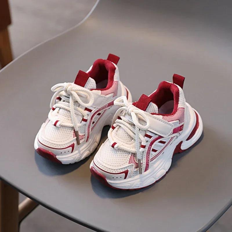 Nouveaux enfants baskets pour filles école casual chaussures de sport pour garçon printemps automne 