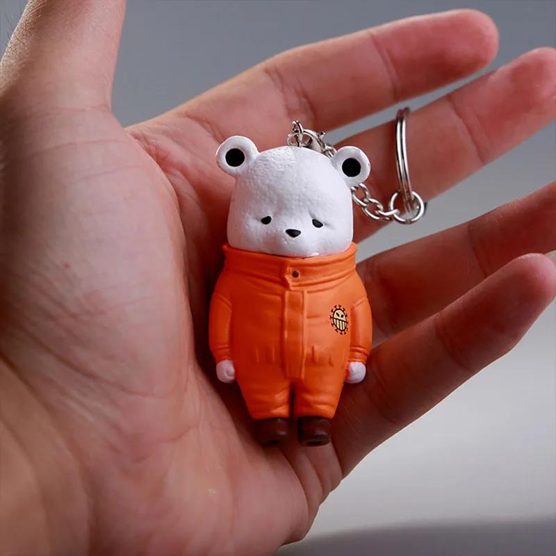 ONE PIECE Bepo Anime porte-clés figurines d'action sac à dos pendentif dessin animé jouet poupée hom