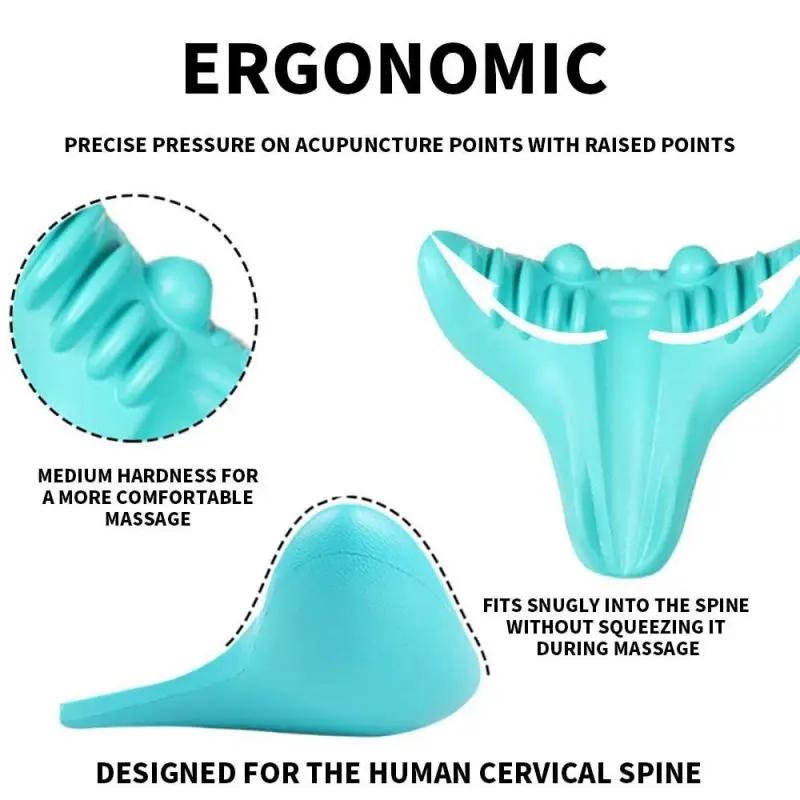 Civière de cou et d'épaule, dispositif de Traction chiropratique cervicale, oreiller de Massage pour