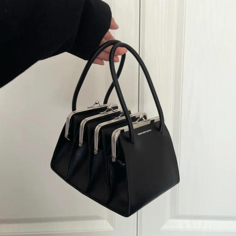Sacs à main à clips multicouches pour femmes, sac à bandoulière design, marque originale, tendance, 