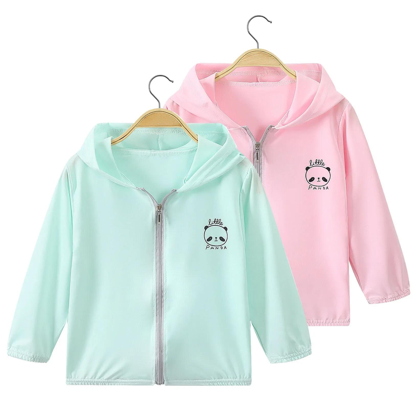 Vêtements d'été pour garçons et filles, Protection solaire UV, veste fine à capuche pour enfants, ch