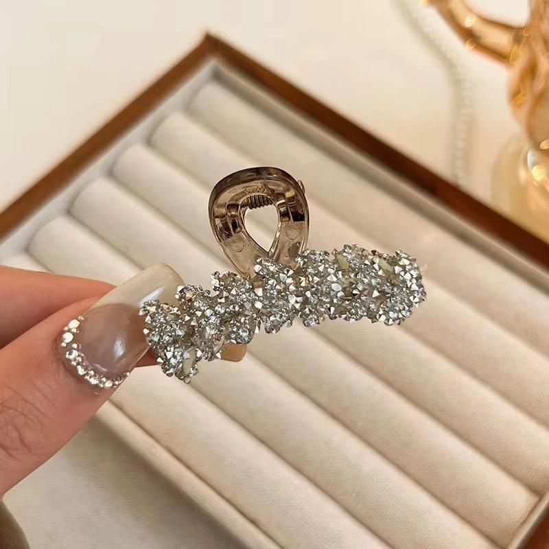 Petite pince à cheveux brillante scintillante pour femmes et filles, pince latérale, frange frontale
