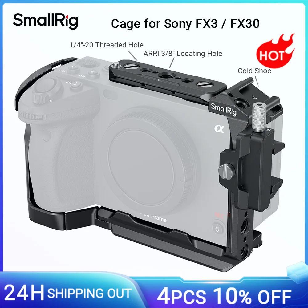Cage SmallRig pour Sony FX30/FX3, Kit de plate-forme de caméra avec serre-câble, chaussure froide, R
