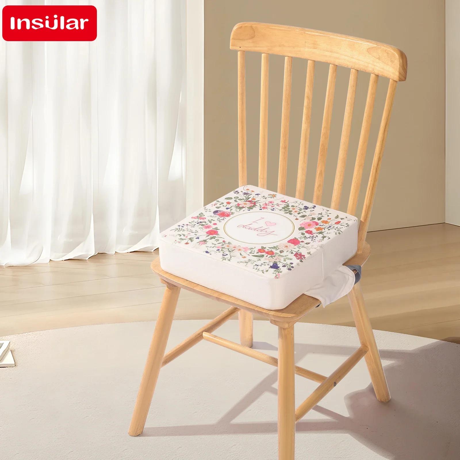 Coussin rehausseur de chaise de salle à manger pour bébé, chaise haute amovible pour enfants, coussi