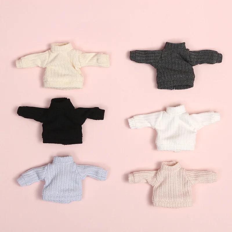 Ob11 poupée vêtements d'hiver pull tricoté vêtements poupée jeans décontractés vêtements shorts pour