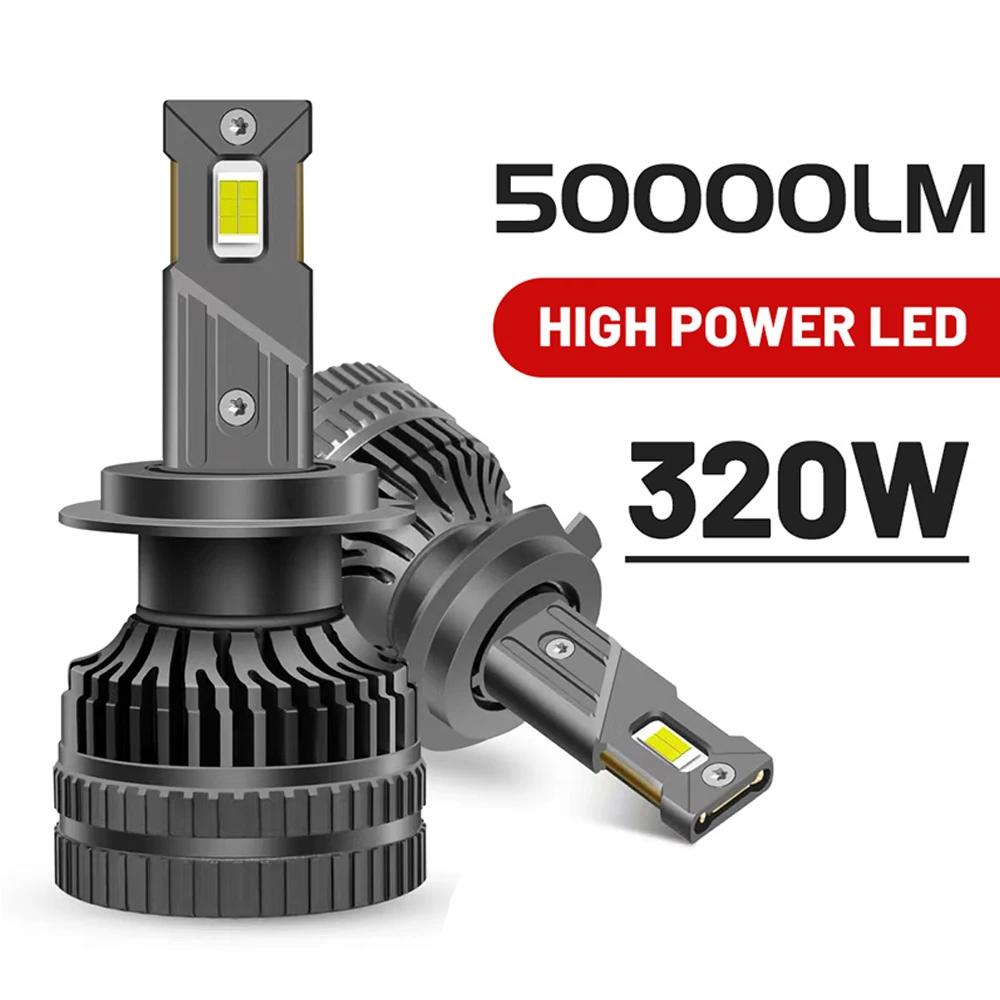 Haute Puissance H7 Led Phare Canbus 200W 50000Lm H1 H8 H9 H11 Ampoules Kit 360 Quartz hb3 Hb4 Hir2 V