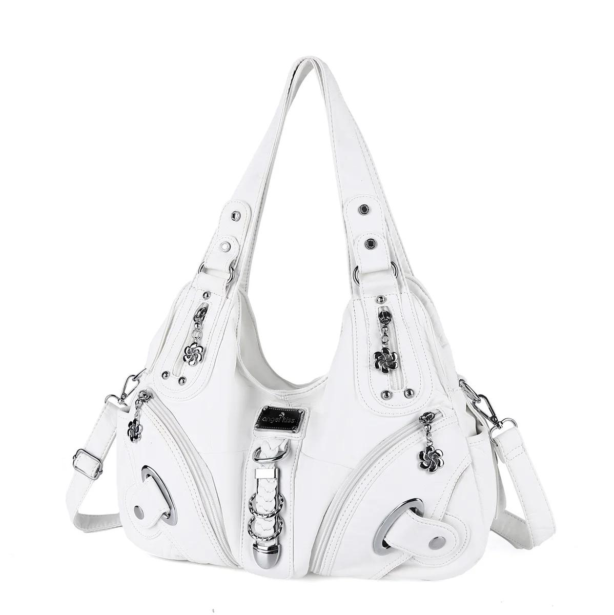 Sac à bandoulière tendance pour femme Angel Kiss, grand sac fourre-tout à poignée supérieure, sac à 