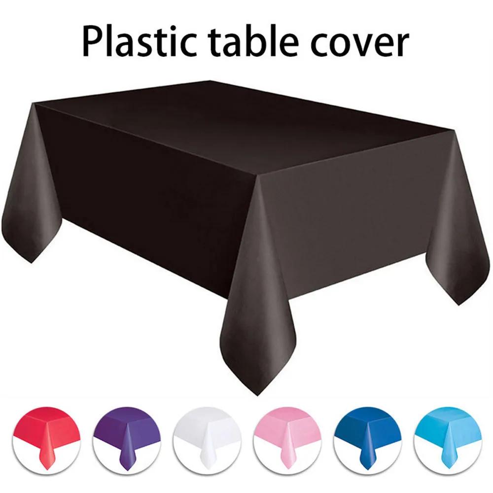 Grande Couverture de Table Rectangulaire en Plastique, Lingette Propre, Rouge, Blanc, Noir, pour ixd