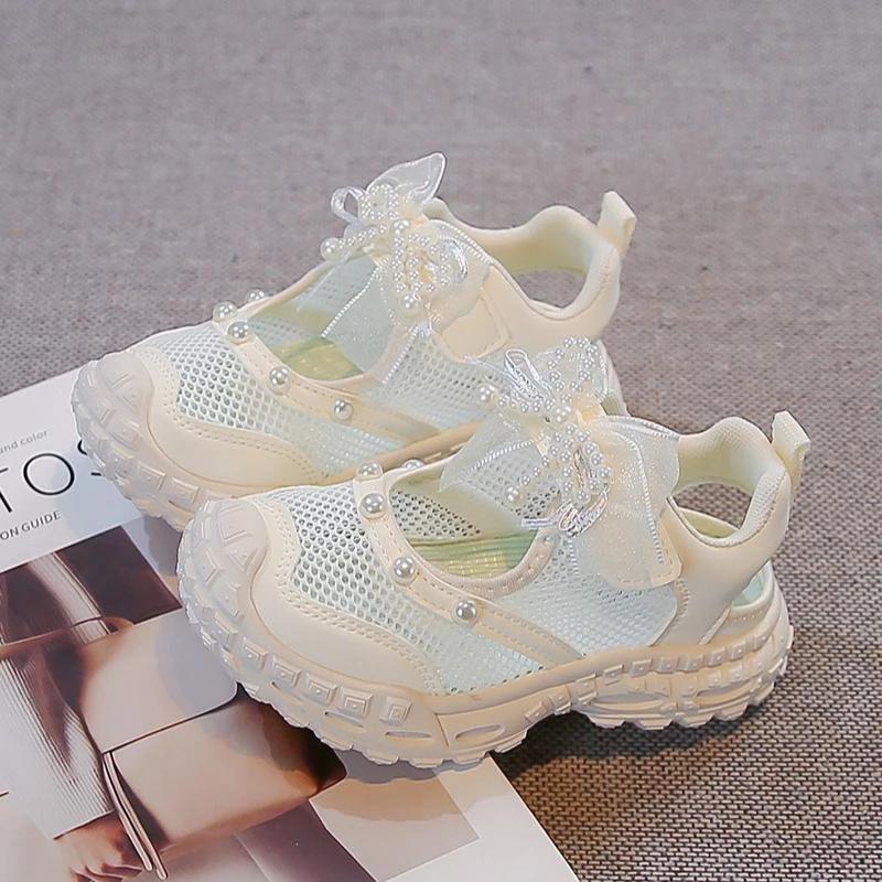 Sandales Princesse pour Filles 2026 Nouvelle Collection Été – Magnifiques Chaussures Enfant en Maill