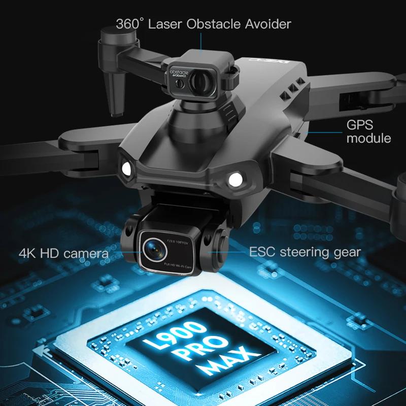 LYZRC L900 PRO MAX Drone 4K professionnel HD double caméra GPS Dron moteur sans brosse FPV quadrirot