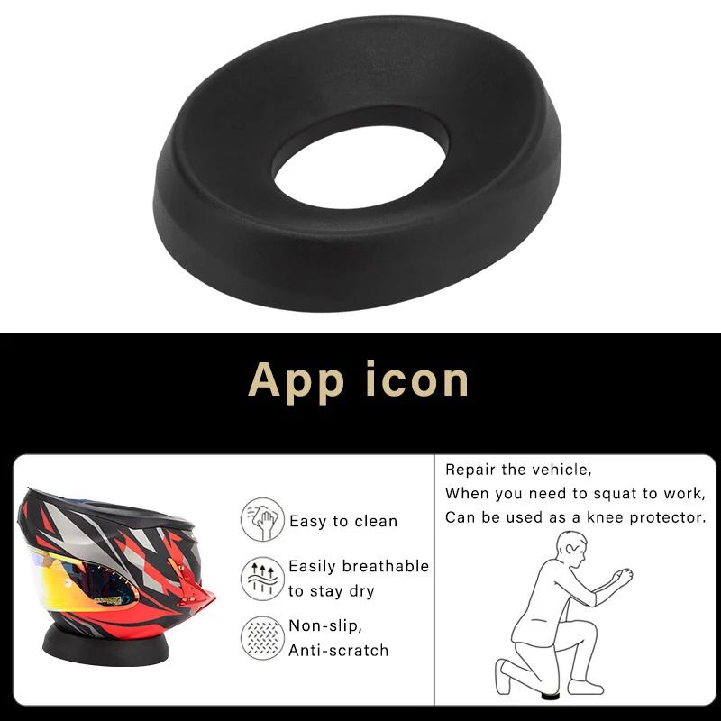SOMAN – coussin de Support de casque de moto Portable, anneau de beignet, résistant aux rayures, ant