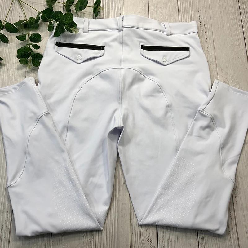 MXLLINA hommes pantalons d'équitation Leggings équestres vêtements impression Silicone collants d'éq