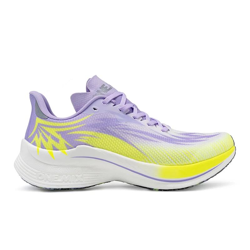 ONEMIX 2026 Nouvelle Arrivée Chaussures de Course et d'Entraînement pour Hommes, Semelle Pleine, Pla