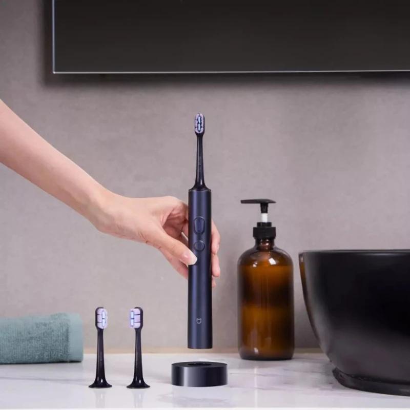 Brosse à dents électrique sonique Mijia T700 avec écran LED, étanche IPX7, poils ultra-denses et sou