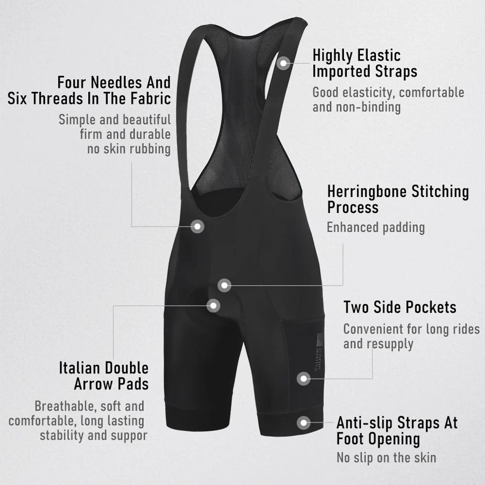 Cuissard cyclisme ThinkRider homme coussinet belge - haut de gamme respirant moulant confort vélo