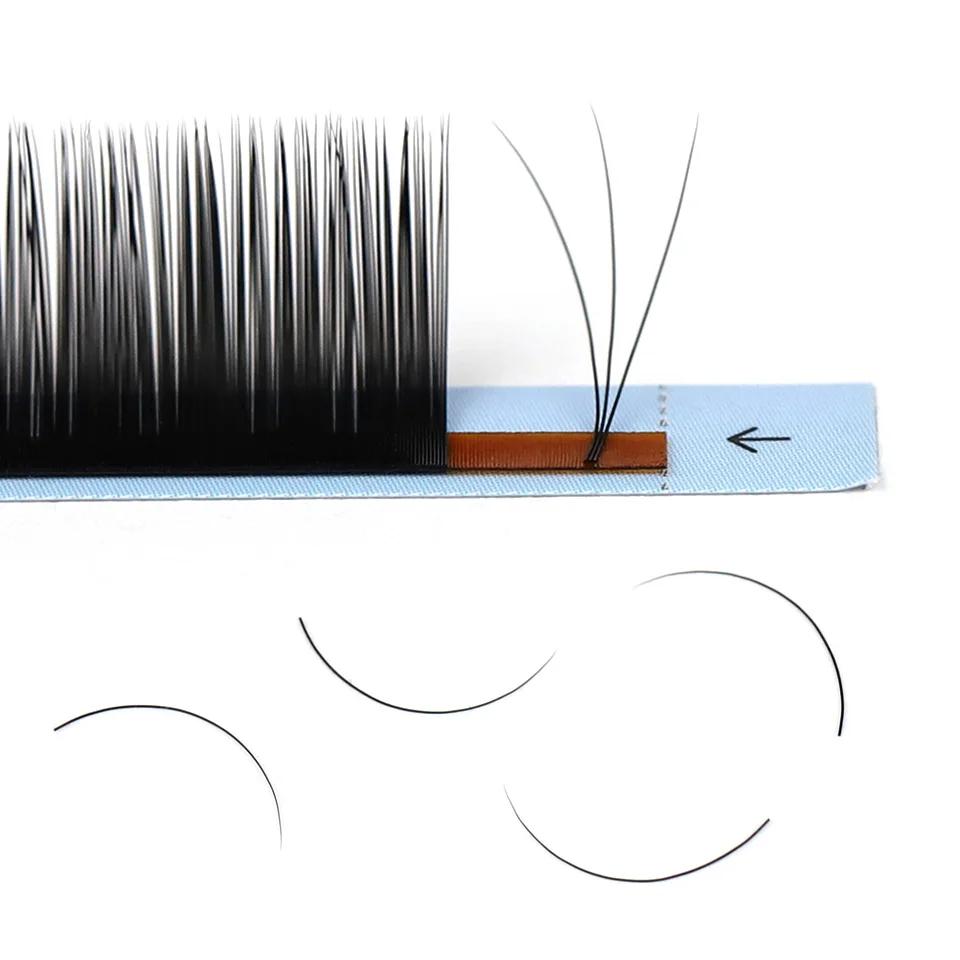AGUUD J B C D Volume Extension de cils individuels cils noir mat naturel doux 5-7mm cils inférieurs 