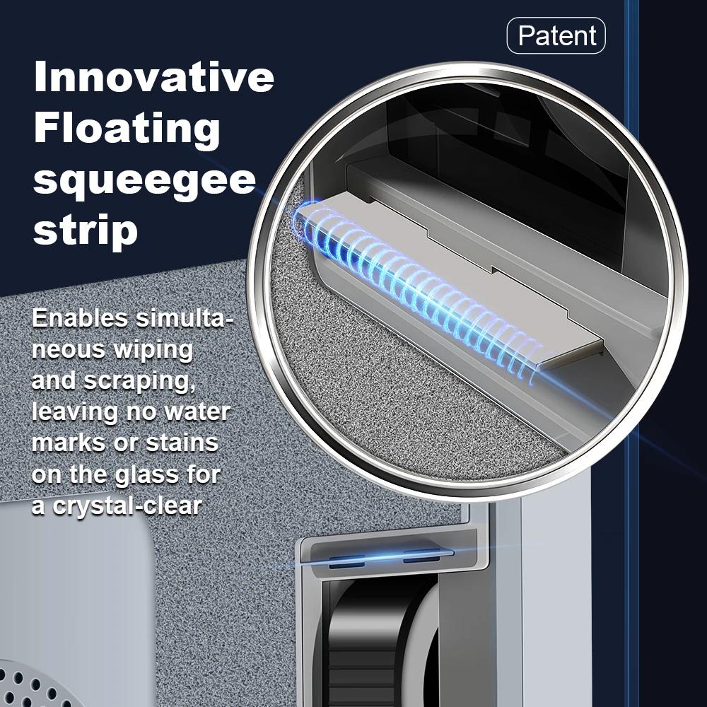 Robot lave-vitres Liectroux S11,pulvérisation d'eau à 4 directions,nettoyeur pour vitres,sols,murs e