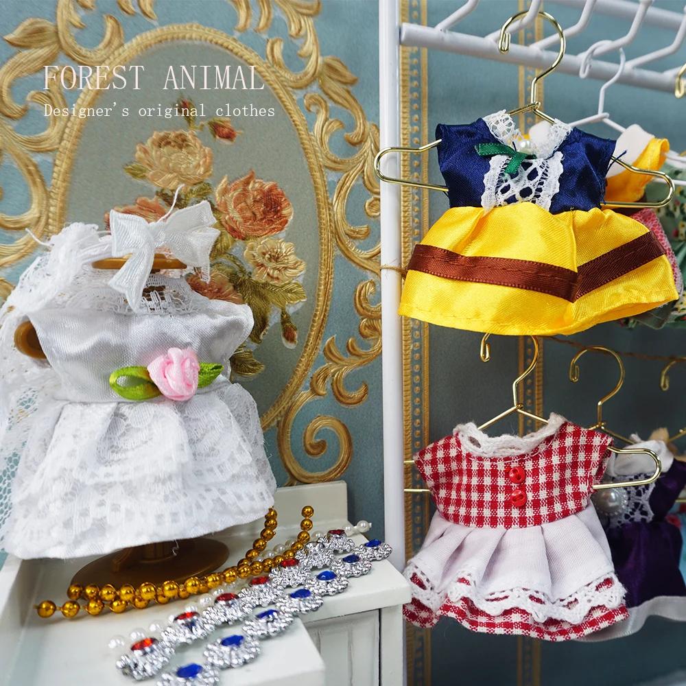 Vêtements de famille d'animaux de la forêt, tenues décontractées, jupe et pantalon pour beurre, acce
