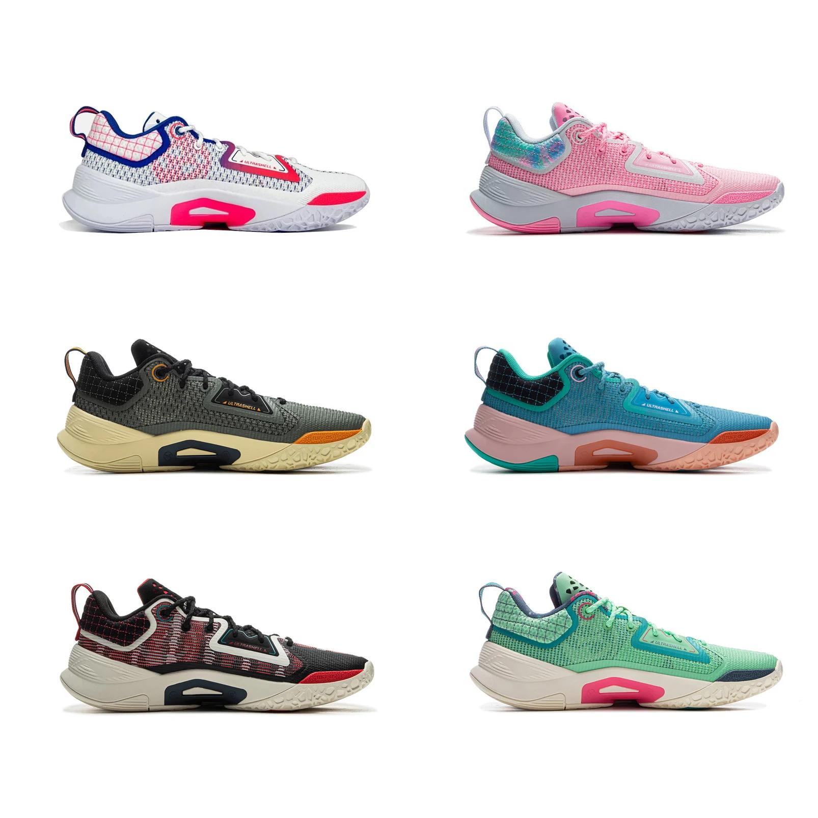 Li-Ning BAD5 DOMINATOR I Chaussures de basket-ball d'extérieur pour hommes BOOM Cushion Stable Suppo