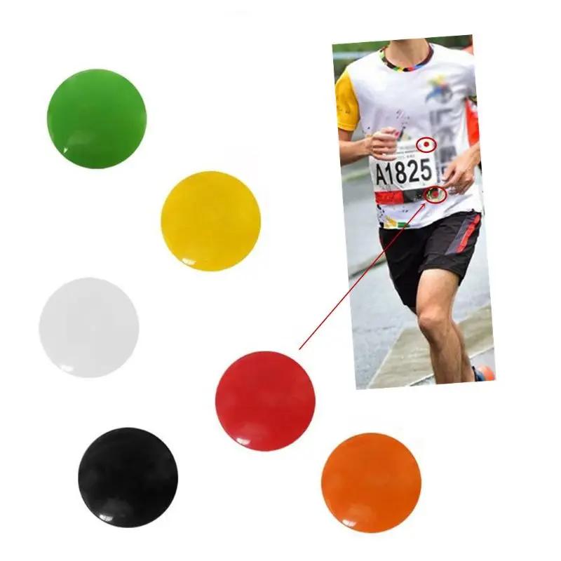 Porte-bavoir magnétique avec numéro de course Marathon, 4 pièces, Clips de fixation pour course à pi