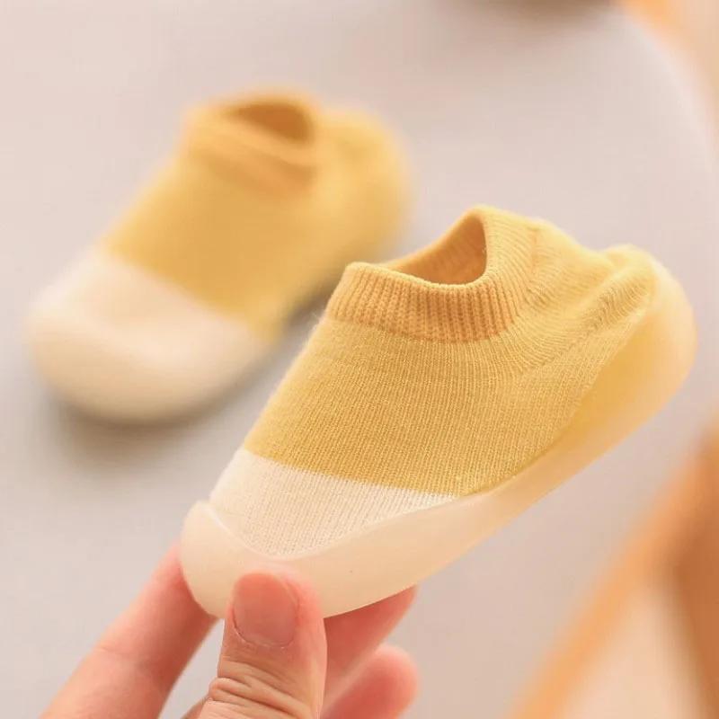 Chaussures bébé premiers marcheurs confortables garçons filles enfants en caoutchouc doux semelle an