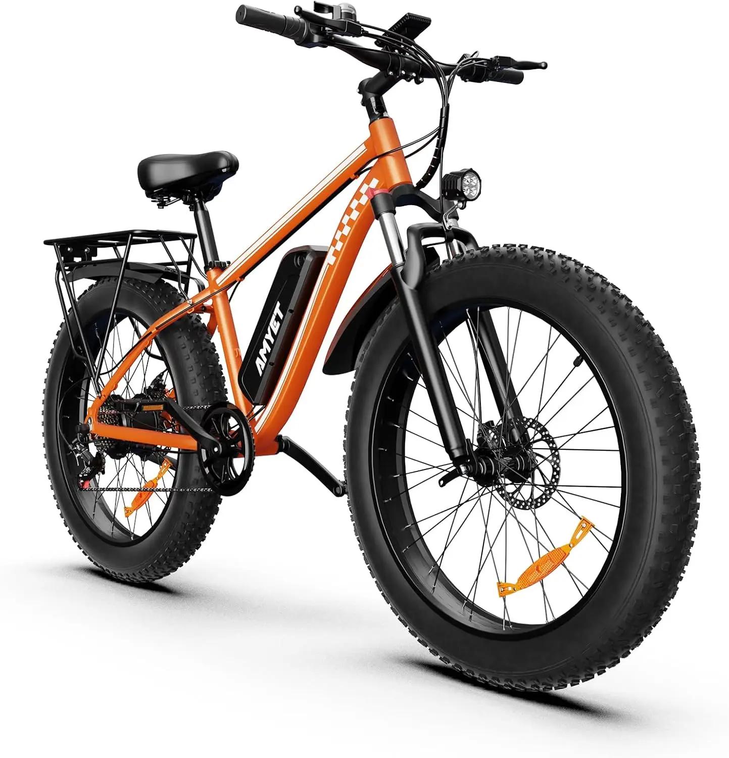 AMYET-Vélo électrique pour adultes, eBike, eBike, Fat opathy, VTT, 1500W, 48V, 15AH, 26 pouces, 31mp